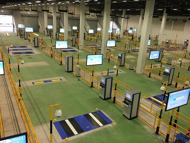 车辆下线检测线